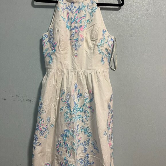 Lilly Pulitzer Gianne Midi Dress Resort white Size 4 - Picture 3 of 6